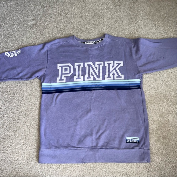 PINK Lavender Sweatshirt - Size XS - Picture 2 of 6